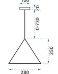 Lampa Sufitowa Wisząca W Stylu Loft LH2058 6