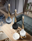 Lampa Sufitowa APP936-1CP Czarna 6