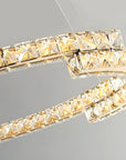 LAMPA SUFITOWA WISZĄCA LED APP1771-CP ZŁOTA 60cm 6