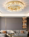 LAMPA KRYSZTAŁOWA PLAFON APP1728-6C 50 Cm ZŁOTA 6