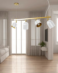 Lampa Wisząca APP1030-4CP Biała 6