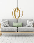 LAMPA SUFITOWA WISZĄCA GLAMOUR APP961-1CP Złota 6