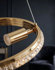 LAMPA SUFITOWA WISZĄCA LED G158-CP ZŁOTA 6