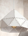 Lampa Sufitowa Wisząca Metalowa APP237-1CP Biała 6