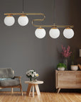 LAMPA SUFITOWA WISZĄCA Gold APP1599-5CP 6