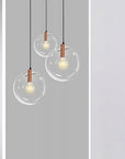 Lampa Sufitowa Wisząca Szklana Lassi 20 Cm App039-1cp Różowe Złoto 6