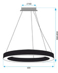 Lampa Sufitowa Wisząca Led APP1282-1CP 6