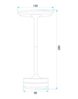 Lampka Nocna APP1373-T Szara 6