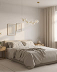 LAMPA SUFITOWA WISZĄCA G133-6CP Złota 6