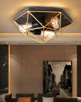Lampa Sufitowa Plafon APP1094-3C Złota 6