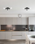 Lampa Sufitowa Potrójna Plafon Metalowa APP701-3C Czarna 6