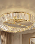 LAMPA SUFITOWA LED SWE095-C 50cm PLAFON ZŁOTA 6