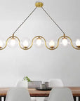 LAMPA SUFITOWA WISZĄCA APP1441-7CP Złota 6