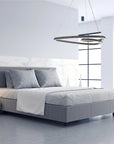 Lampa Sufitowa Wisząca Loop LED + Pilot APP798-cp Chrom 6