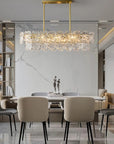 LAMPA KRYSZTAŁOWA WISZĄCA APP1198-4CP ZŁOTA 6