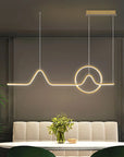 LAMPA WISZĄCA LED LHJ022-CP 120 Cm ZŁOTA 6