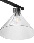 LAMPA SUFITOWA SZKLANA METALOWA APP317-2CP 6
