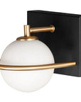 LAMPA ŚCIENNA KINKIET APP1220-1W Czarno Złota 6