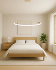 Lampa Wisząca LED LHJ002-CP 60cm ZŁOTA 6