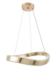LAMPA SUFITOWA WISZĄCA SWE064-CP 40cm ZŁOTA 6
