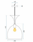 Lampa Sufitowa Wisząca App291-1cp Biała