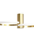 Lampa sufitowa plafon APP1402-CW Złota