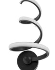 Lampa Ścienna Kinkiet Led Spring Up App829-w Czarny Matt