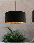 Lampa Wisząca 36cm APP619-1CP Czarna