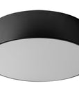 Lampa Plafon 30cm Okrągła Sufitowa app640-2c Czarna