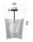 Lampa Sufitowa Boho APP1588-1CP 7