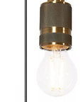 Lampa Sufitowa Wisząca Oprawka APP349-1CP Miedziana