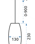 Lampa sufitowa wisząca w stylu loft 181686