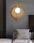 Lampa Ścienna Kinkiet App1436-w Gold