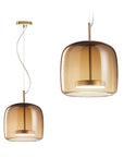 Lampa Sufitowa Wisząca Szklana Amber APP613-1CP 1