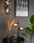 LAMPA ŚCIENNA KINKIET APP1162-2W Czarny 7