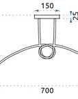 Lampa Paradise 5 392252 Czarna 7