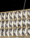 LAMPA SUFITOWA WISZĄCA LED APP1566-CP Gold 7