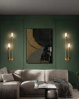 LAMPA ŚCIENNA KINKIET APP1148-2W Złota 7