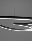 Lampa Sufitowa Wisząca Loop LED + Pilot APP796-cp Czarna 7