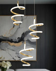 LAMPA WISZĄCA LED G075-3CPR Złota 7