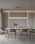 Lampa Wisząca LED APP1694-CP 120 Cm Złota Szczotkowana 7
