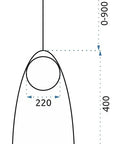 Lampa Wisząca APP1029-1CP 7