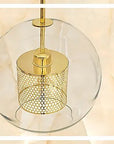 Lampa Wisząca Szklana Loft APP556-1CP 30cm Złota 7