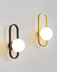 LAMPA ŚCIENNA KINKIET APP1756-1W BRUSH GOLD WHITE 7