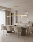 Lampa Wisząca LED APP1697-CP 200 Cm Złota Szczotkowana 7