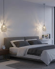 Lampa Wisząca Szklana APP564-1CP CHROM 7