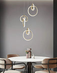 LAMPA WISZĄCA LED G072-3CPR Złota 7