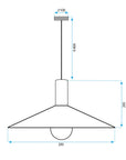 Lampa Sufitowa Wisząca APP1084-1CP 7