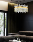 Lampa Sufitowa Kryształowa APP1515-CP60 Złota 7