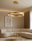 LAMPA WISZĄCA LED LHJ051-CP1 C ZŁOTA SZCZOTKOWANA 7